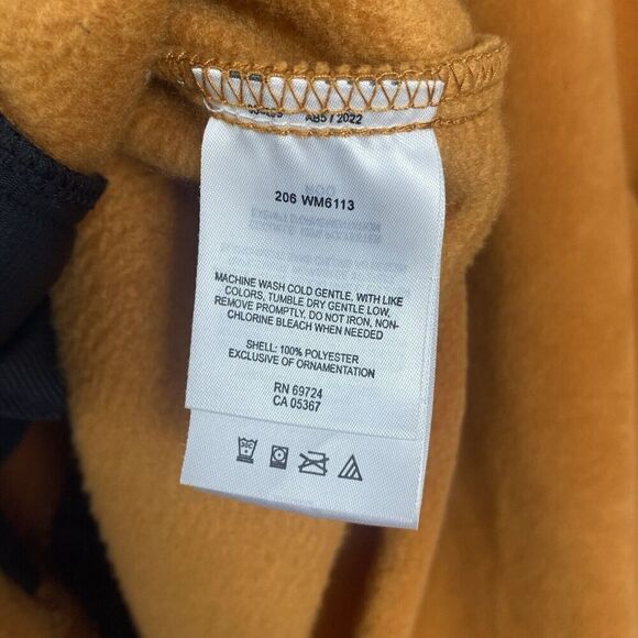 Columbia Fleece Jacket Mens Large Burnt Orange Full Zip Logo Pockets Outdoor - Picture 7 of 7